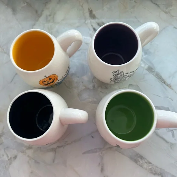 Rae Dunn by Magenta s/4 Halloween mugs. - Picture 12 of 13